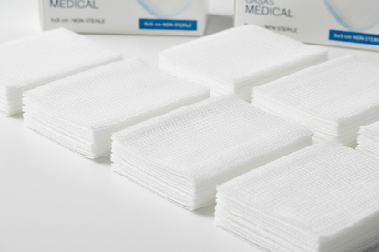 Gasas medicomp no esteriles 5x5 cm
